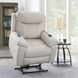 Chriki Beige Power Lift Recliner with Heating and Massage