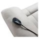 Chriki Light Gray Power Lift Recliner with Heating and Massage