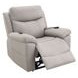 Chriki Light Gray Power Lift Recliner with Heating and Massage