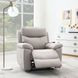 Chriki Light Gray Power Lift Recliner with Heating and Massage