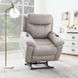 Chriki Light Gray Power Lift Recliner with Heating and Massage
