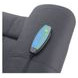 Domana Dark Blue Power Lift Recliner with Heating and Massage
