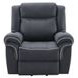 Domana Dark Blue Power Lift Recliner with Heating and Massage