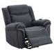 Domana Dark Blue Power Lift Recliner with Heating and Massage