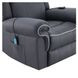 Domana Dark Blue Power Lift Recliner with Heating and Massage