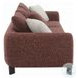 Mardi Maroon Tweed 109" Sofa with 3 Pillows