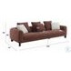 Mardi Maroon Tweed 109" Sofa with 3 Pillows