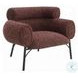Mardi Maroon Tweed Chair