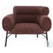 Mardi Maroon Tweed Chair