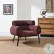 Mardi Maroon Tweed Chair