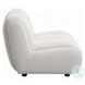 Manilla Ivory White Linen Chair