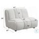 Manilla Ivory White Linen Chair