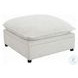 Marisa Beige Boucle Modular Square Ottoman with Storage