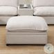 Marisa Beige Boucle Modular Square Ottoman with Storage