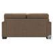 Darya Brown Suede Fabric 69" Loveseat with 3 Pillows