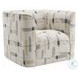 Darya Brown Suede Fabric Living Room Set with 4 Pillows