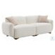 Darius Beige Boucle Living Room Set with 2 Pillows