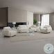 Darius Beige Boucle Living Room Set with 2 Pillows