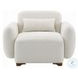 Darius Beige Boucle Living Room Set with 2 Pillows