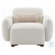 Darius Beige Boucle Living Room Set with 2 Pillows