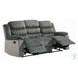 Lesley Gray Corduroy and Velvet 81" Reclining Sofa