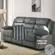 Lesley Gray Corduroy and Velvet 81" Reclining Sofa