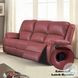 Zuriel Red Synthetic Leather Reclining Living Room Set