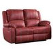 Zuriel Red 60" Rocker Reclining Loveseat