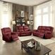 Zuriel Red 60" Rocker Reclining Loveseat