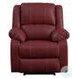 Zuriel Red Synthetic Leather Reclining Living Room Set