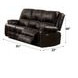 Zuriel Brown 81" Rocker Reclining Sofa