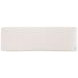Aventura Frosted Nickel Upholstered Bench