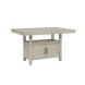 Garland Sand 80" Extendable Rectangular Counter Height Table with Storage