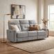 Lyndon Gray Double 81" Reclining Sofa