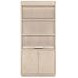 Marlowe Polished Limestone Credenza Home Office Set