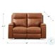 Varden Nutmeg Leather 62" Zero Gravity Power Reclining Loveseat with Power Headrest and USB Charging