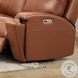 Varden Nutmeg Leather Zero Gravity Power Reclining Living Room Set with Power Headrest and USB Charging