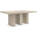 Unity Sun Drenched Oak 96" Extendable Rectangular Dining Table