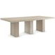 Unity Sun Drenched Oak 96" Extendable Rectangular Dining Table