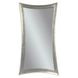 Hour Glass Silver Leaf Rectangular Floor Mirror