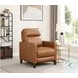 Arden Cognac Leather Zero Gravity Power Recliner with Power Headrest and USB Charging