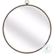 Quinn Antique Bronze Round Wall Mirror