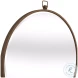 Quinn Antique Bronze Round Wall Mirror