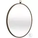 Quinn Antique Bronze Round Wall Mirror
