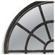 Berwyn Dark Brown Arched Floor Mirror