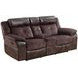 Pueblo Brown 91" Manual Reclining Living Room Set