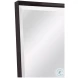 Driessen Black Lacquer Rectangular Floor Mirror