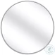 Portia Silver Round Wall Mirror