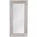 Janelle Distressed White Floor Mirror