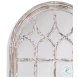 Ingram Distressed White Floor Mirror